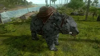 ark mobile dire bear high level team wood pillar trap easy
