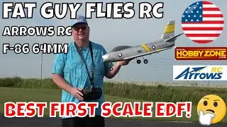 BEST FIRST SCALE EDF! ARROWS F-86 SABRE 64MM by Fat Guy Flies RC