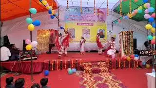 SARASWATI VANDNA DANCE PERFORMANCE by GIRLS #arvind #sps #dance #gohana 
