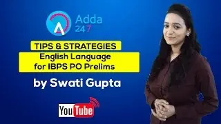 Tips & Strategies for English Language for IBPS PO Prelims | In English