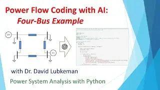Power Flow Coding with AI - Four Bus Example