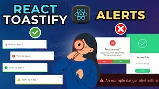 React Toast Notification/Message⚡ React Toastify | How to use react toastify