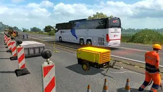 Scania bus on Highway driving | ETS2 [1.37]