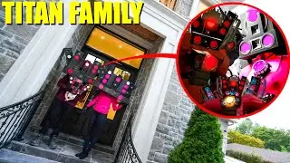 I CAUGHT THE SPEAKERMAN FAMILY IN REAL LIFE! (SKIBIDI MOVIE FAMILY VERSION)