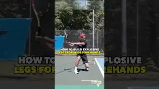 HOW TO BUILD EXPLOSIVE LEGS FOR WIDE FOREHANDS #tennis #shorts