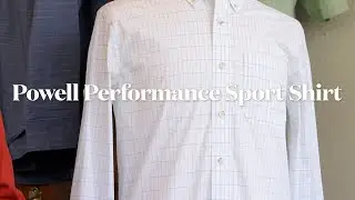 Tom Beckbe Powell Performance Sport Shirt | Lightweight, Breathable, and Office-Ready