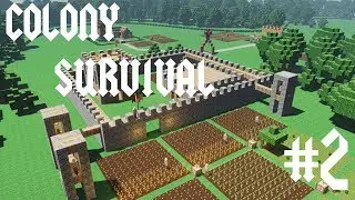 THE TOWN OF BEDROCK! | Colony Survival #2