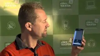 Videre i teksten med Dictus til Android