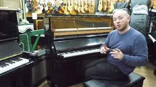 Secret Historic Panel on Bechstein Model 10 Upright Piano at Sherwood Phoenix Pianos