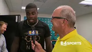 Dolphins Wide Receiver Jakeem Grant Talks to CBS4 Kim Bokamper about his Big Game.