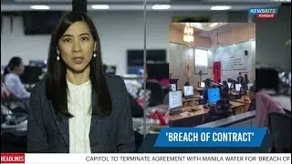 Capitol to terminate agreement with Manila water for 'breach of contract'