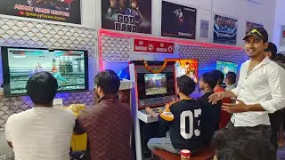 TEKKEN omg 😱TAG TOURNAMENT NOWSHAD..vs..SACHIN#testandlearn#abhaygamecenter #tekken #gaming #delhi 