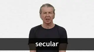 How to pronounce SECULAR in American English