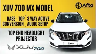 MAHINDRA XUV 7OO MX ~ AX7L & 3 WAY Hi-End Active Audio Conversion #afto #coimbatore #xuv700 #cars