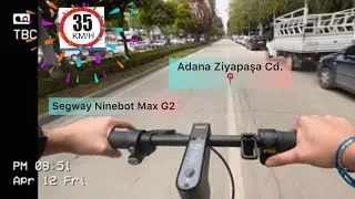 Adana Ride #segwayninebot #elektrikliscooter #adana #segway #MaxG2 #ninebotmax #micromobility