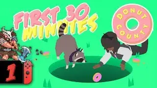 Katamari Has A Garbage Day | Let's Play Donut County Gameplay Nintendo Switch