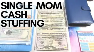 CASH STUFFING BILLS AND SINKING FUNDS | SINGLE MOM REALISTIC BUDGET | JORDAN BUDGETS | CASH BUDGET