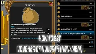 AQW HOW TO GET VOUCHER OF NULGATH 2022 (NON-MEM)