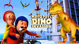 Motu Patlu vs Dinosaur: ഒരു  Time Portal ൽ  ലൂടെ ദുരന്തം എത്തുന്നു | Motu Patlu - Dino Invasion