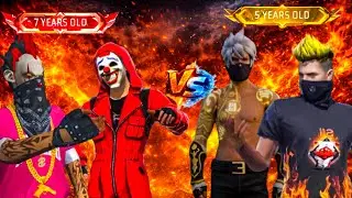 7 YEAR OLD vs 5 YEAR OLD PLAYER | Who Will Win? 😱 Free Fire GAMEPLAY 