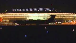 ( FANTASTIC SOUND ) Russia State Transport Company Ilyushin-62 taxiing at ZRH