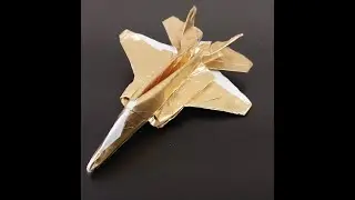 Origami F-35 by Jayson Merrill tutorial  part 1.