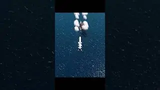 Missile Launch On Battleship 😲 | Missile Launch Sea Power | #Shorts