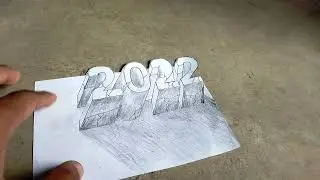 New Year Status 2021//Drawing By Pencil//Number Drawing