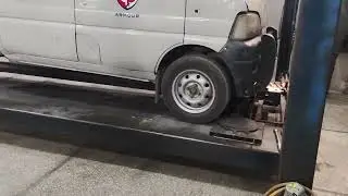 Gari channa ki wheel alignment #automobile#mechanic #viral#workshop 