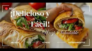 Wrap de queso 🧀 cottage y pesto 🌿