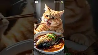 Funny Cat Cooking & Fishing Adventure #FunnyCat #FishingAdventure #CatCooking #FishForCats