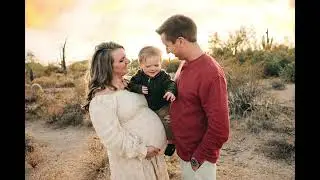 Outdoor Maternity Session at Usery Mountain | Arizona