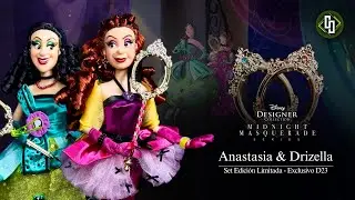 Anastasia & Drizella, Midnight Masquerade Series - Mu&ntilde;ecas Edici&oacute;n Limitada D23 - Cenicienta - 2024