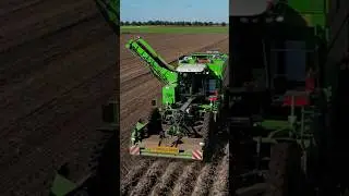 Harvesting Potatoes #harvest #agriculture #farming #potato #avr #drone #kartoffeln #aardappels #dji