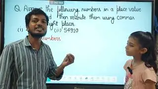 Arrange the following numbers in a place value chart , and then rewrite them using commas in the....