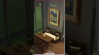 Cute DINING area for the Sims 4 - base game - no CC, no mods