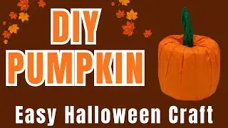 Easy DIY Pumpkin Halloween Craft | Fall Decoration 🎃 