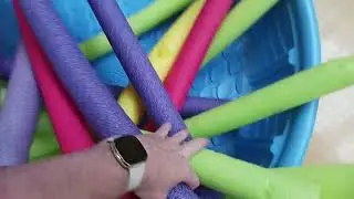 Field Day Pool Noodle Relay