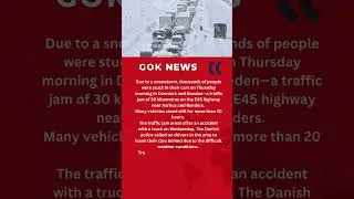 #Snowstorm Causes #Traffic #Chaos in #Denmark and #Sweden