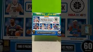 2023-24 Panini NBA Hoops Premium Stock Mega Box. #panini #nbahoops #premiumstock #megabox #boxbreak
