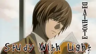 2 Hours Death Note Study Timer - 25 minutes study | 5 minutes break | ASMR Rain + Music Breaks