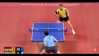 Waldner vs Timo Boll: The Unbreakable Wall at the 2004 Olympics #tabletennis #pingpong