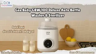 Sewa Gea Baby GBW-100 Deluxe Auto Bottle Washer &ndash; Cuci Botol Bayi Lebih Praktis & Higienis!