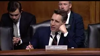 Hawley Hammers Amazon, Health Insurance Companies For Killing Competition During Antitrust Hearing