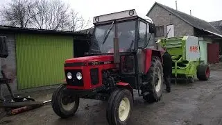 Nowy nabytek wujka ( Claas Rollant 46 roto cut )