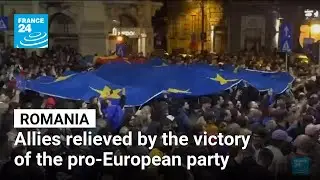 Romania's allies relieved by the victory of the pro-European party &bull; FRANCE 24 English