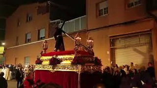 Procesión Jueves Santo - Nazareno y Esperanza Mataró 2024 por calle Vitoria (Bulería en San Román)