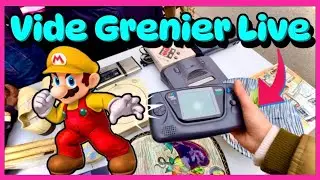 VIDE GRENIER LIVE:MISSION ACCOMPLIE TROUVER UNE CONSOLE 😉👌🏻