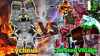 Lychnus VS Jerotes Village | Minecraft |Mobs Battle