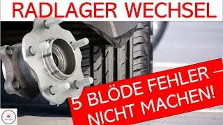 RADLAGER und Radnabe, ABS Ring bei Nissan Xtrail wechseln 5 bl&ouml;de Fehler nicht nachmachen